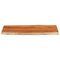 vidaXL Table Top 140x60x3.8 cm Rectangular Solid Wood Acacia Live Edge