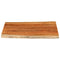 vidaXL Table Top 90x80x3.8 cm Rectangular Solid Wood Acacia Live Edge