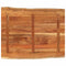 vidaXL Table Top 90x80x3.8 cm Rectangular Solid Wood Acacia Live Edge
