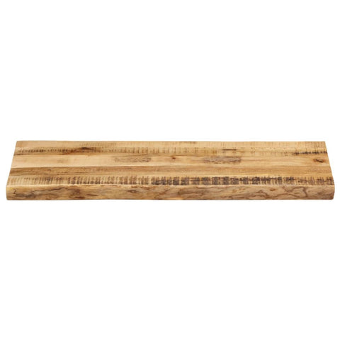 vidaXL Table Top Live Edge 80x40x2.5 cm Solid Wood Rough Mango