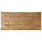 vidaXL Table Top Live Edge 80x40x2.5 cm Solid Wood Rough Mango