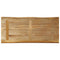 vidaXL Table Top Live Edge 90x40x2.5 cm Solid Wood Rough Mango