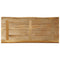 vidaXL Table Top Live Edge 100x40x2.5 cm Solid Wood Rough Mango