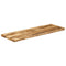 vidaXL Table Top Live Edge 120x40x2.5 cm Solid Wood Rough Mango