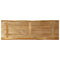 vidaXL Table Top Live Edge 120x40x2.5 cm Solid Wood Rough Mango
