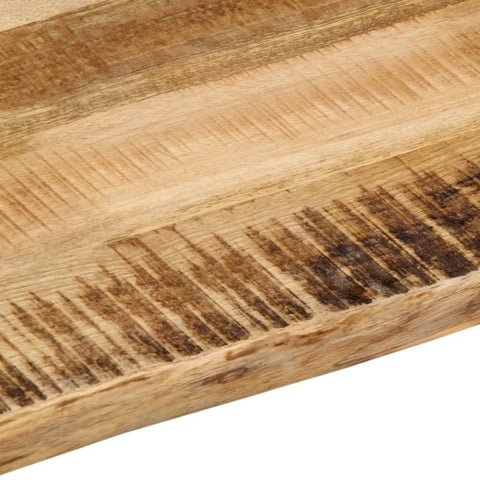 vidaXL Table Top Live Edge 60x60x2.5 cm Solid Wood Rough Mango