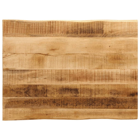 vidaXL Table Top Live Edge 80x60x2.5 cm Solid Wood Rough Mango