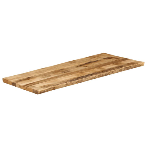 vidaXL Table Top Live Edge 140x60x2.5 cm Solid Wood Rough Mango
