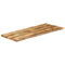 vidaXL Table Top Live Edge 140x60x2.5 cm Solid Wood Rough Mango