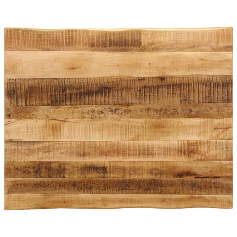 vidaXL Table Top Live Edge 90x80x2.5 cm Solid Wood Rough Mango