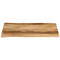 vidaXL Table Top Live Edge 90x60x3.8 cm Solid Wood Rough Mango