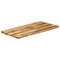vidaXL Table Top Live Edge 100x60x3.8 cm Solid Wood Rough Mango
