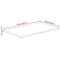 vidaXL Table Top Live Edge 110x60x3.8 cm Solid Wood Rough Mango