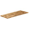 vidaXL Table Top Live Edge 140x60x3.8 cm Solid Wood Rough Mango