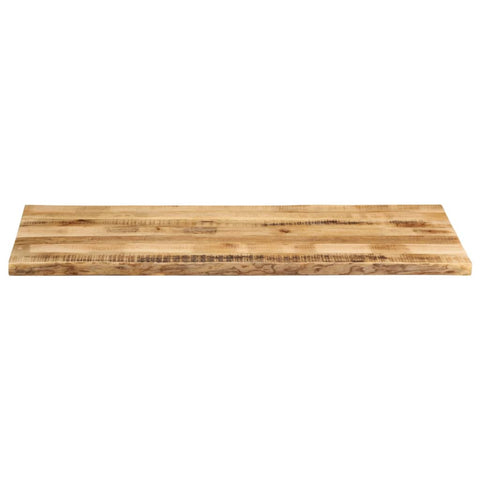 vidaXL Table Top Live Edge 140x60x3.8 cm Solid Wood Rough Mango