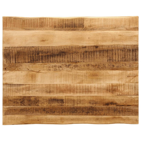 vidaXL Table Top Live Edge 100x80x3.8 cm Solid Wood Rough Mango