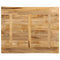 vidaXL Table Top Live Edge 100x80x3.8 cm Solid Wood Rough Mango
