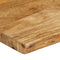 vidaXL Table Top 50x40x2.5 cm Live Edge Solid Wood Mango