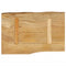 vidaXL Table Top 70x40x2.5 cm Live Edge Solid Wood Mango
