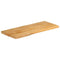 vidaXL Table Top 80x40x2.5 cm Live Edge Solid Wood Mango