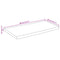 vidaXL Table Top 80x40x2.5 cm Live Edge Solid Wood Mango
