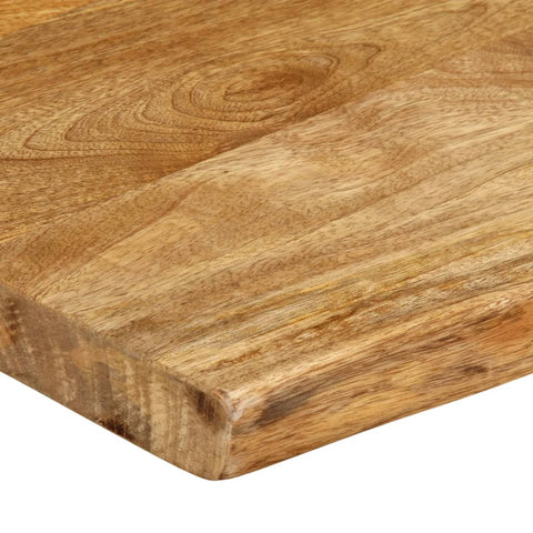 vidaXL Table Top 110x40x2.5 cm Live Edge Solid Wood Mango