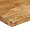 vidaXL Table Top 110x40x2.5 cm Live Edge Solid Wood Mango