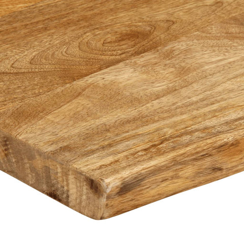 vidaXL Table Top 120x40x2.5 cm Live Edge Solid Wood Mango