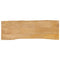 vidaXL Table Top 140x40x2.5 cm Live Edge Solid Wood Mango