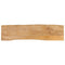vidaXL Table Top 160x40x2.5 cm Live Edge Solid Wood Mango