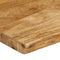 vidaXL Table Top 160x40x2.5 cm Live Edge Solid Wood Mango