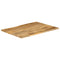 vidaXL Table Top 100x80x2.5 cm Live Edge Solid Wood Mango