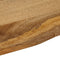 vidaXL Table Top 100x80x2.5 cm Live Edge Solid Wood Mango