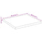vidaXL Table Top 40x40x3.8 cm Live Edge Solid Wood Mango