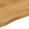 vidaXL Table Top 60x40x3.8 cm Live Edge Solid Wood Mango