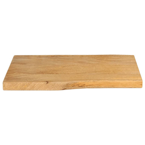 vidaXL Table Top 70x40x3.8 cm Live Edge Solid Wood Mango