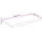 vidaXL Table Top 90x40x3.8 cm Live Edge Solid Wood Mango