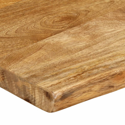 vidaXL Table Top 140x40x3.8 cm Live Edge Solid Wood Mango