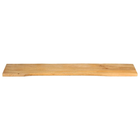 vidaXL Table Top 160x40x3.8 cm Live Edge Solid Wood Mango