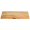vidaXL Table Top 80x60x3.8 cm Live Edge Solid Wood Mango