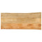 vidaXL Table Top 140x60x3.8 cm Live Edge Solid Wood Mango