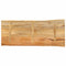 vidaXL Table Top 140x60x3.8 cm Live Edge Solid Wood Mango