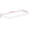 vidaXL Table Top 140x60x3.8 cm Live Edge Solid Wood Mango