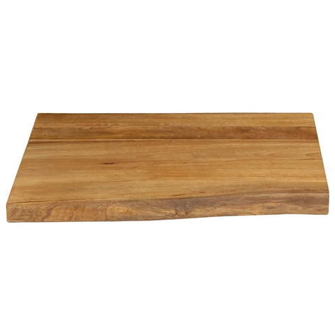 vidaXL Table Top 40x40x2.5 cm Live Edge Solid Wood Mango