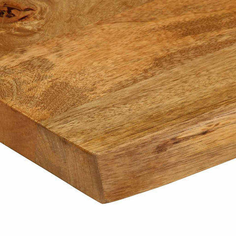 vidaXL Table Top 40x40x2.5 cm Live Edge Solid Wood Mango