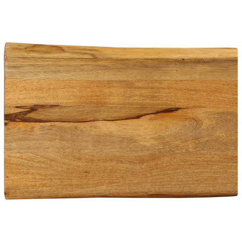 vidaXL Table Top 50x40x2.5 cm Live Edge Solid Wood Mango