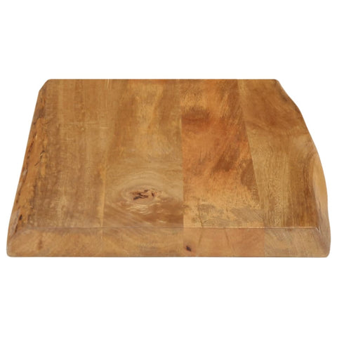 vidaXL Table Top 50x40x2.5 cm Live Edge Solid Wood Mango