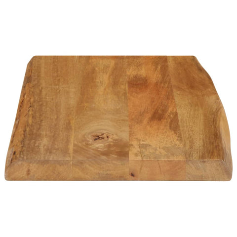 vidaXL Table Top 70x40x2.5 cm Live Edge Solid Wood Mango