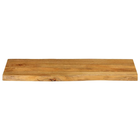 vidaXL Table Top 100x40x2.5 cm Live Edge Solid Wood Mango