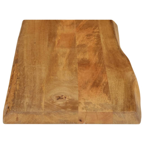 vidaXL Table Top 100x40x2.5 cm Live Edge Solid Wood Mango